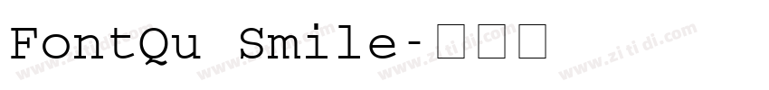 FontQu Smile字体转换